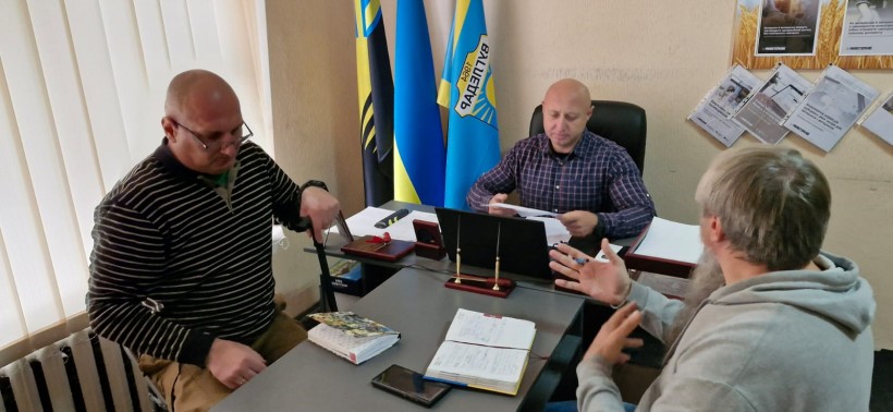 Начальник Вугледарської міської військової адміністрації  Сергій НОВІКОВ привітав присутніх