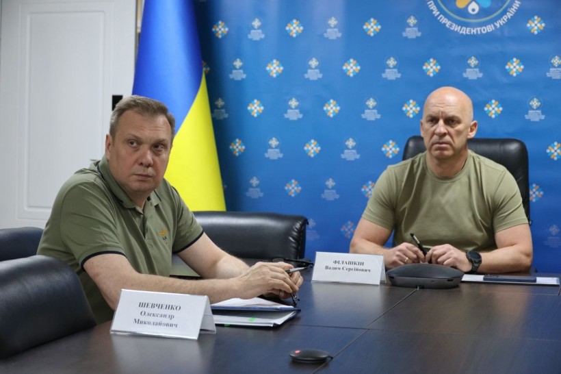 Вадим Філашкін та Олександр Шевченко беруть участь у засіданні