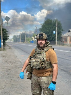 Учасник обласного конкурсу «Молода людина року – 2025» у номінації «Захисник правопорядку» Акшин Салехлі