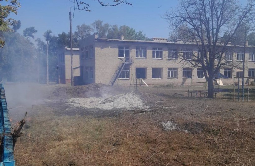 Школа, яку обстріляли окупанти