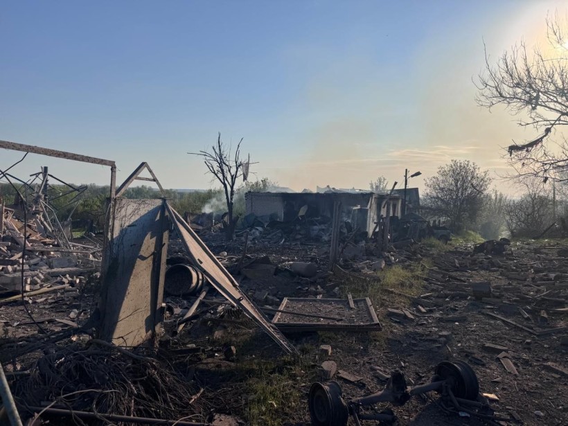 Зруйнований будинок після ворожої атаки