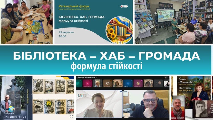 Колаж із зображенням проєктів, представлених на форумі