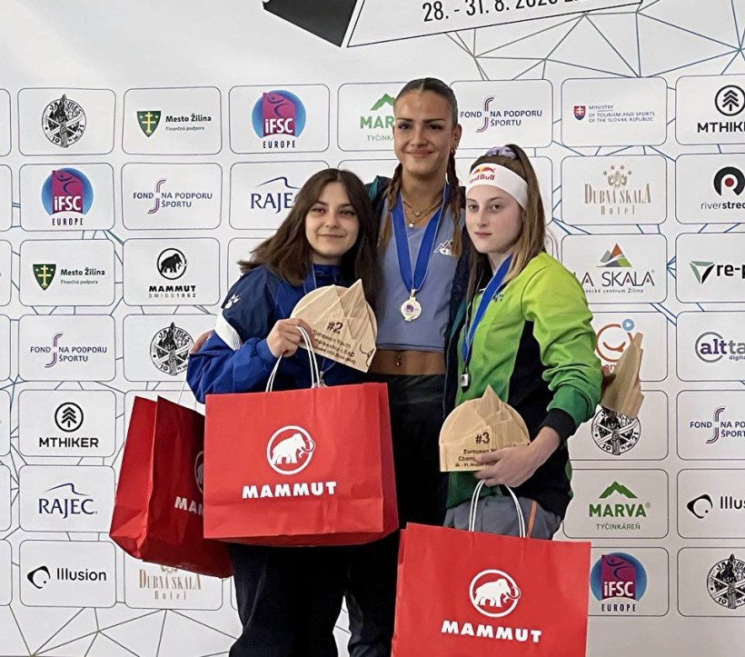 Українські скелелазки з нагородами
