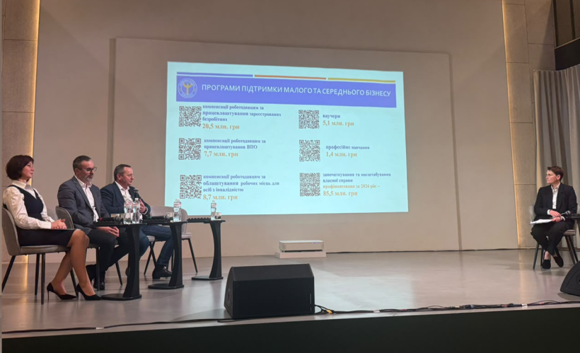 Панельна дискусія про програми підтримки бізнесу