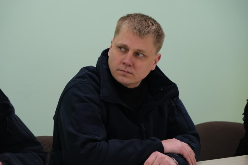 Представник ДСНС України у Донецькій області.