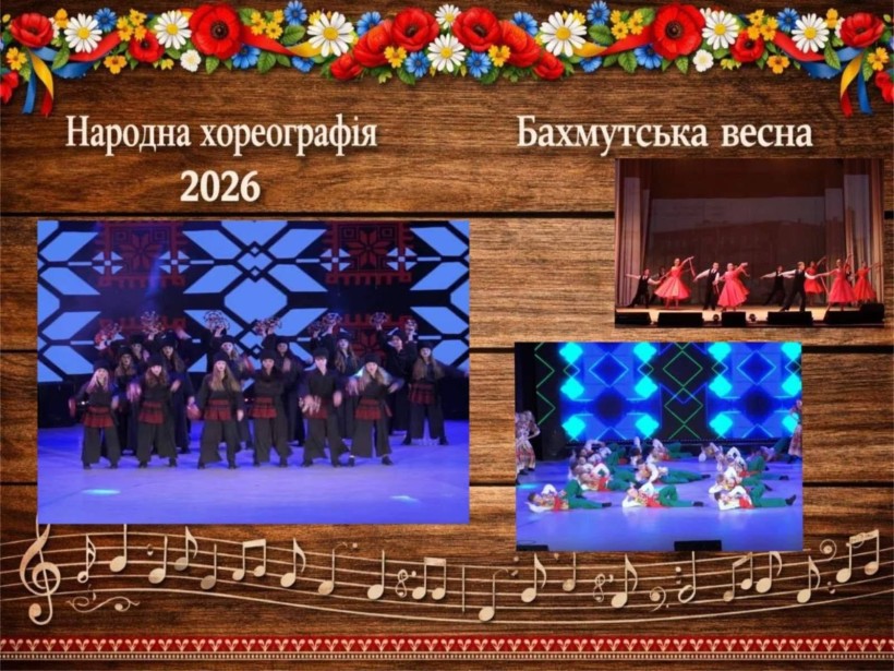 Колаж з фотографіями танцювальних номерів учасників конкурсу