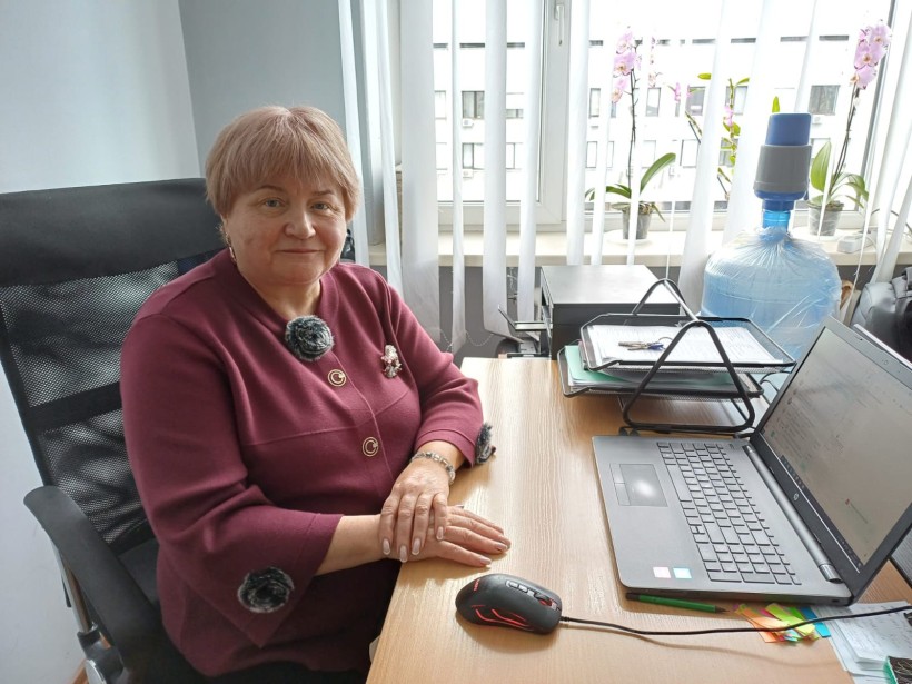 Начальниця управління сімʼї, молоді та масових заходів національно-патріотичного виховання Лілія  Золкіна