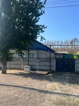 Будинок на околиці лісу, поруч з яким влучили окупанти.