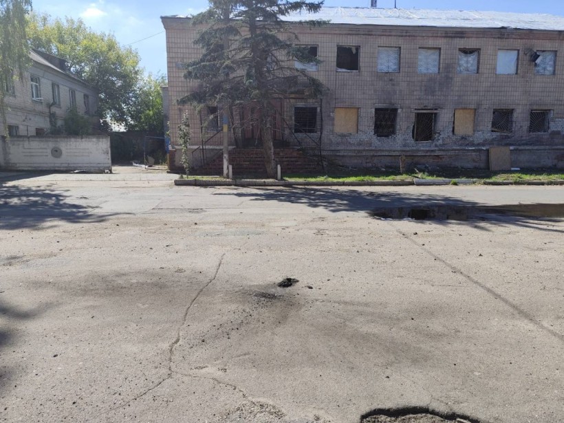 Адміністративна будівля, зруйнована окупантами