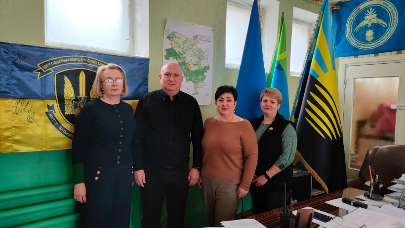 Наталія Адамова зустрічається з керівництвом Лиманської громади