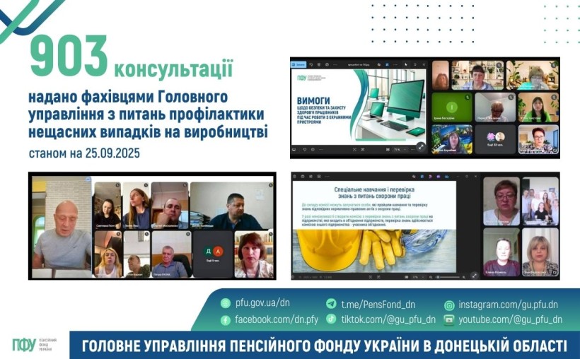 Продовжуємо упереджувати випадки виробничого травматизму на підприємствах Донеччини
