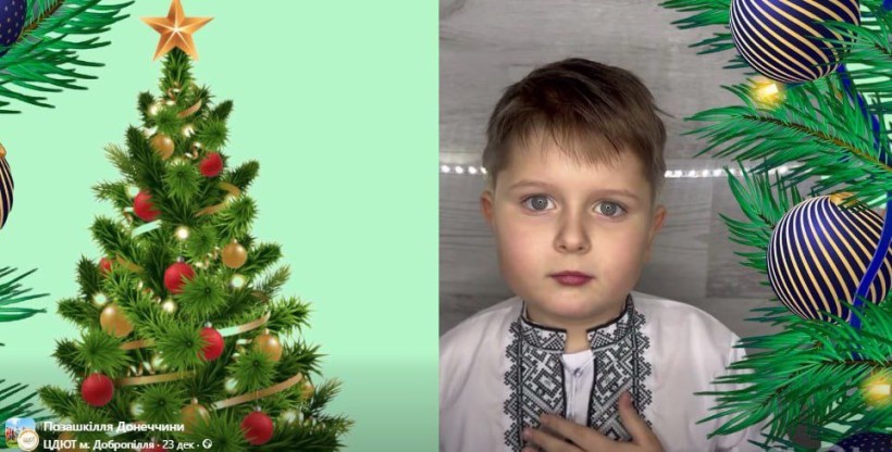 Робота учасника обласного відеочеленджу «Донеччина колядує!»