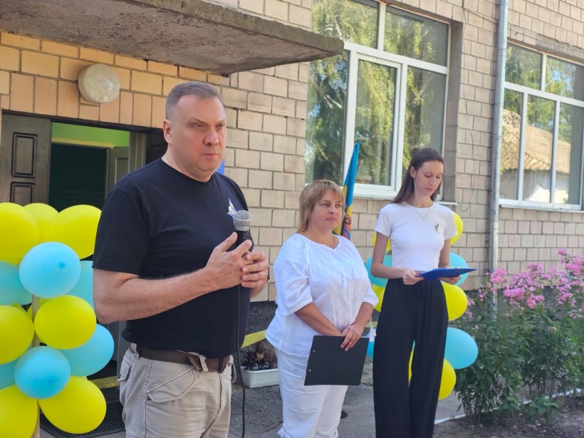 Заступник голови Донецької облдержадміністрації Олександр Шевченко на урочистому заході