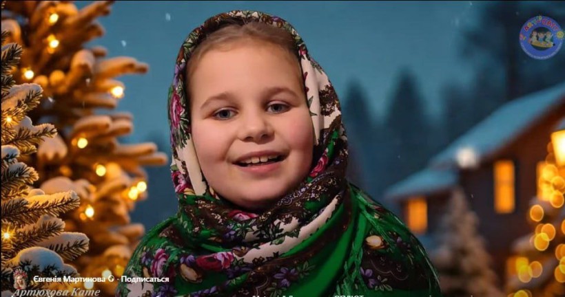 Робота учасника обласного відеочеленджу «Донеччина колядує!»