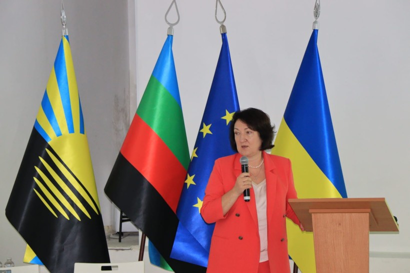 Ведуча фінальної зустрічі «Місяця обізнаності про ментальне здоров’я»