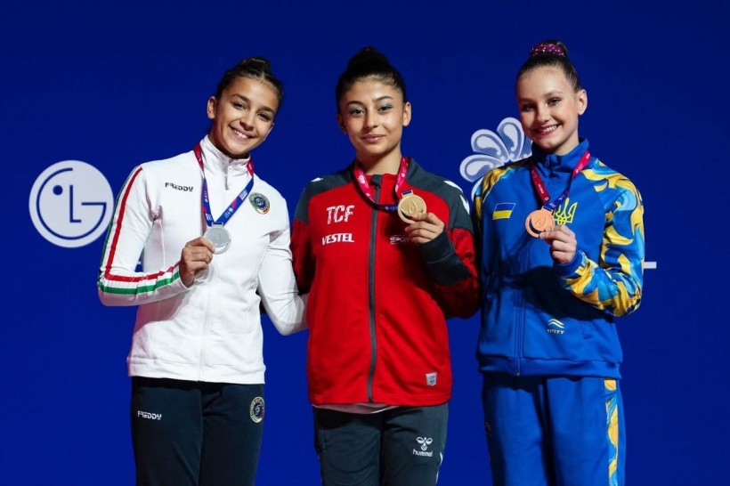 Ганна Базунова з Курахового відзначилася «бронзою» європейської першості зі спортивної аеробіки