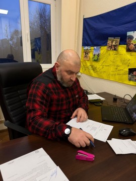 Начальник управління з питань ветеранської політики Артур Насібян привітав всіх присутніх