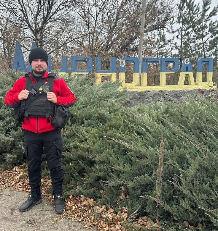 Учасник обласного конкурсу «Молода людина року – 2025» у номінації «Рятівник року» Олександр Гаврильчук