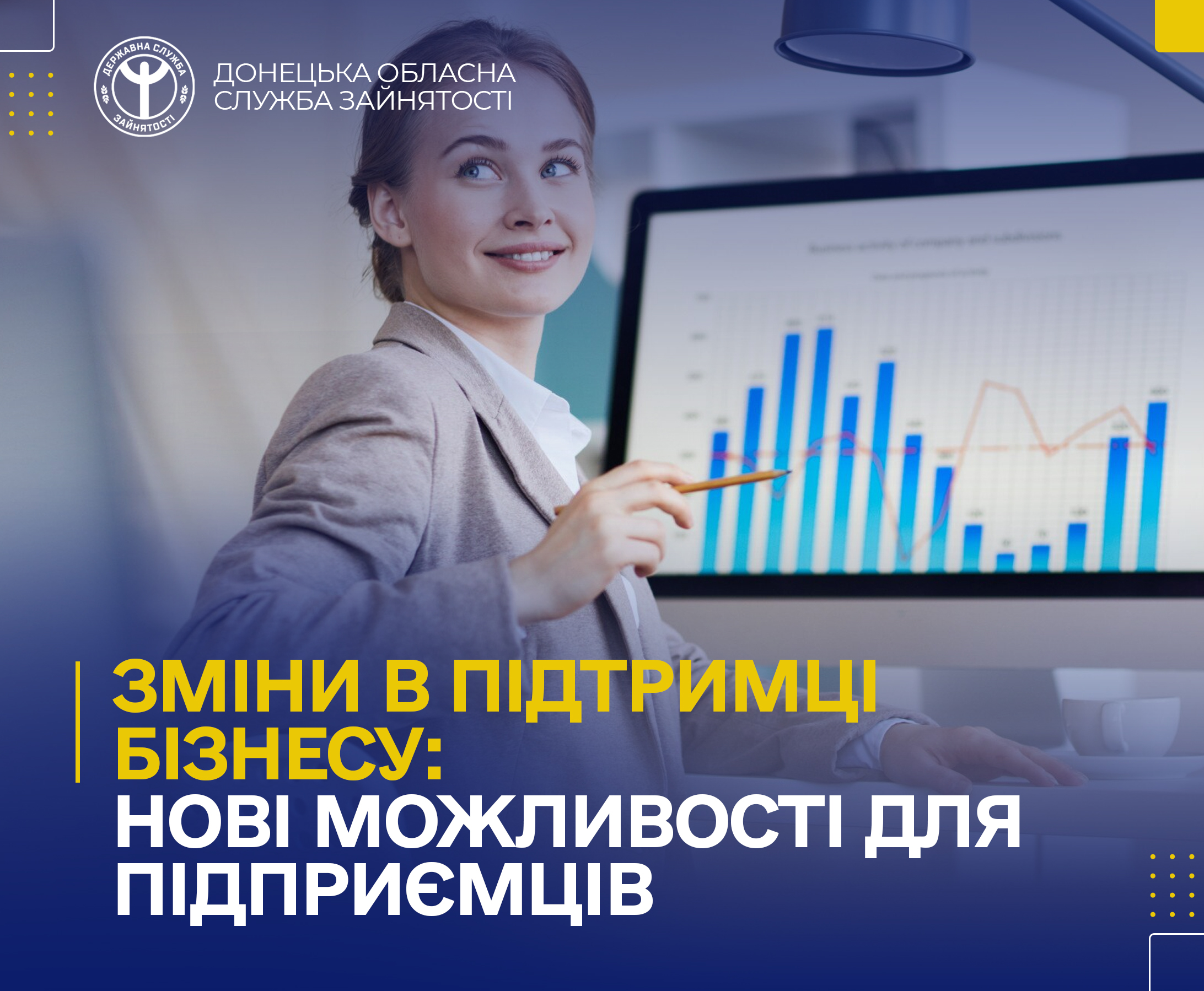 Інформація про нові можливості для підприємців.