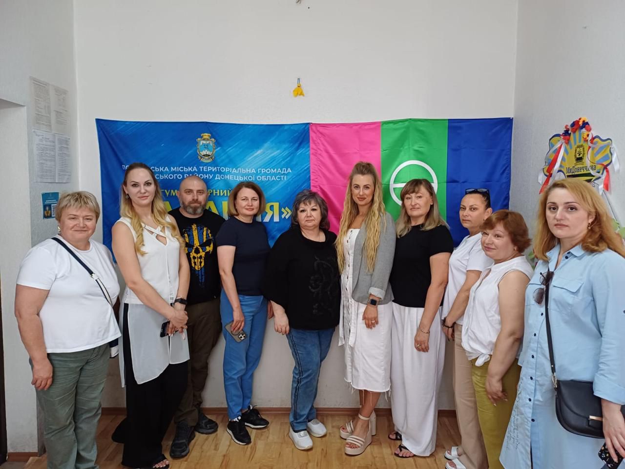 Робочий візит представників облдежадміністрацї до  хабу "Єднання" Покровської міської військової адміністрації у Кропивницькому .
