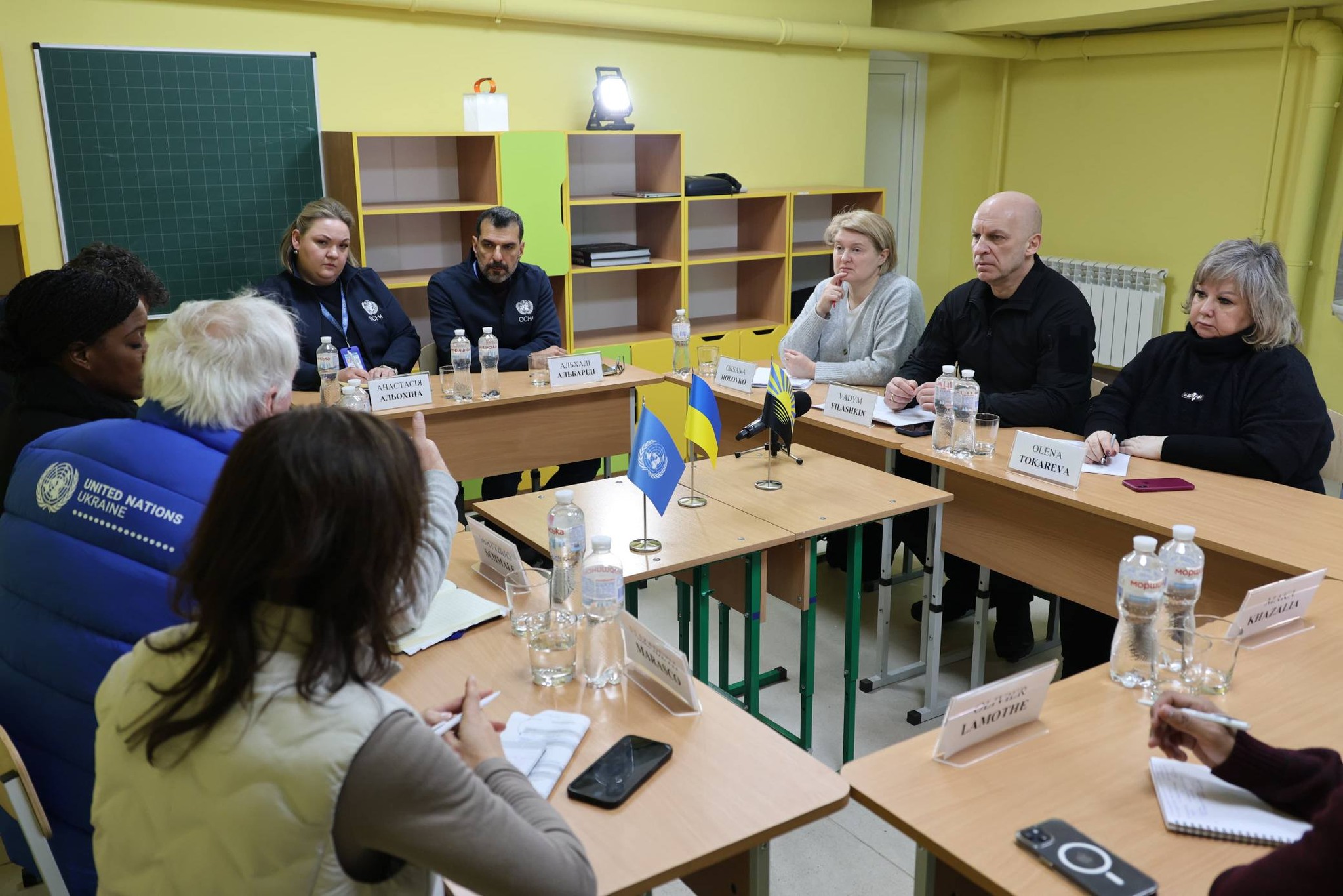 Начальник Донецької обласної військової адміністрації Вадим Філашкін зустрівся з представниками структур ООН