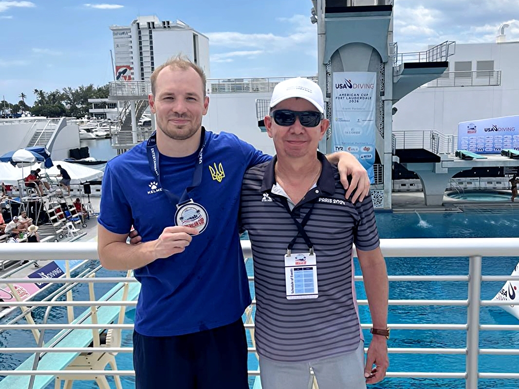 Спортсмен з Маріуполя Станіслав Оліферчик здобув срібну медаль на Кубку США зі стрибків у воду
