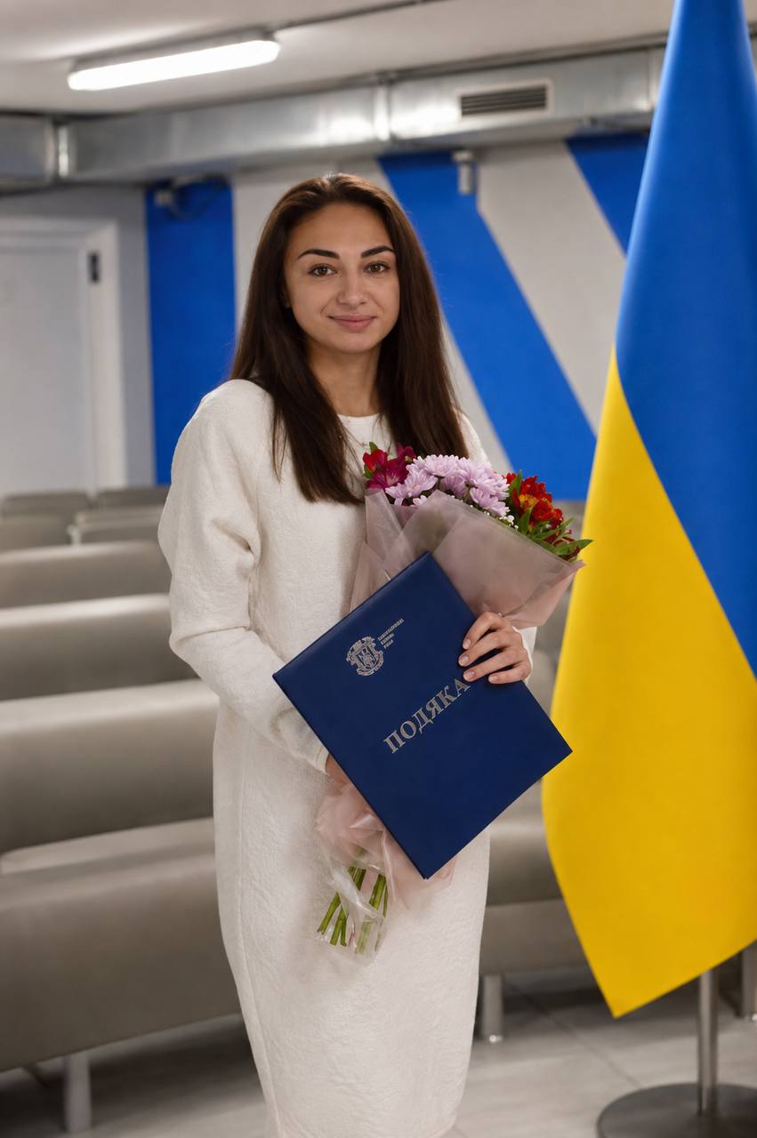 Учасниця обласного конкурсу «Молода людина року – 2026» у номінації «Провідники знань» Ліана Аракелян
