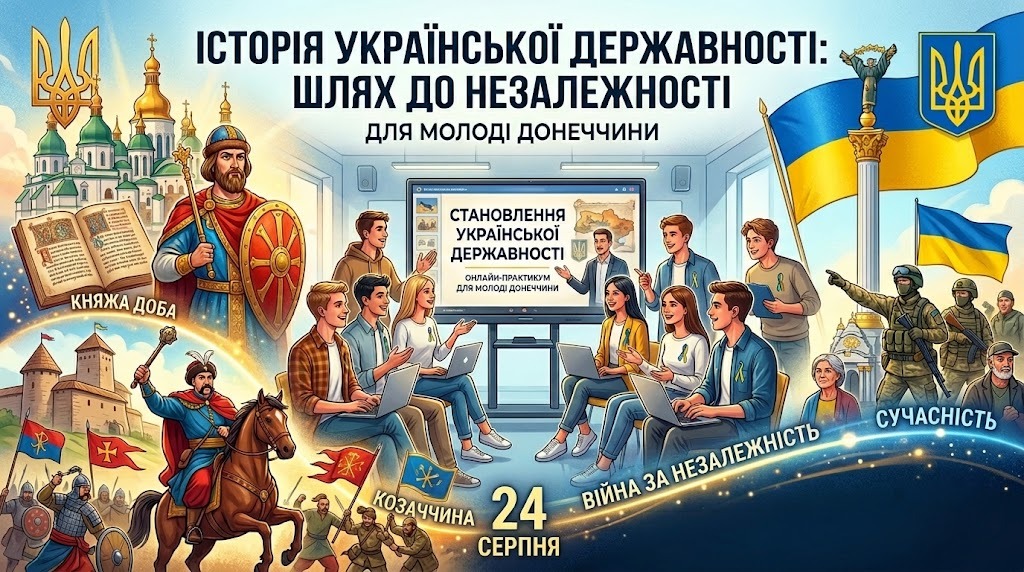 Постер заходу "Становлення української державності"