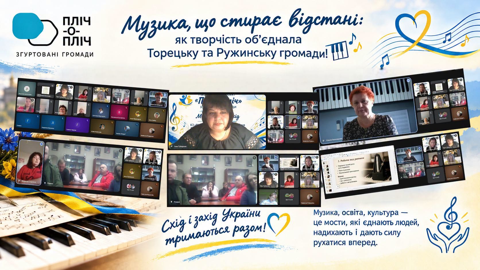 Колаж з фото учасників зустрічі