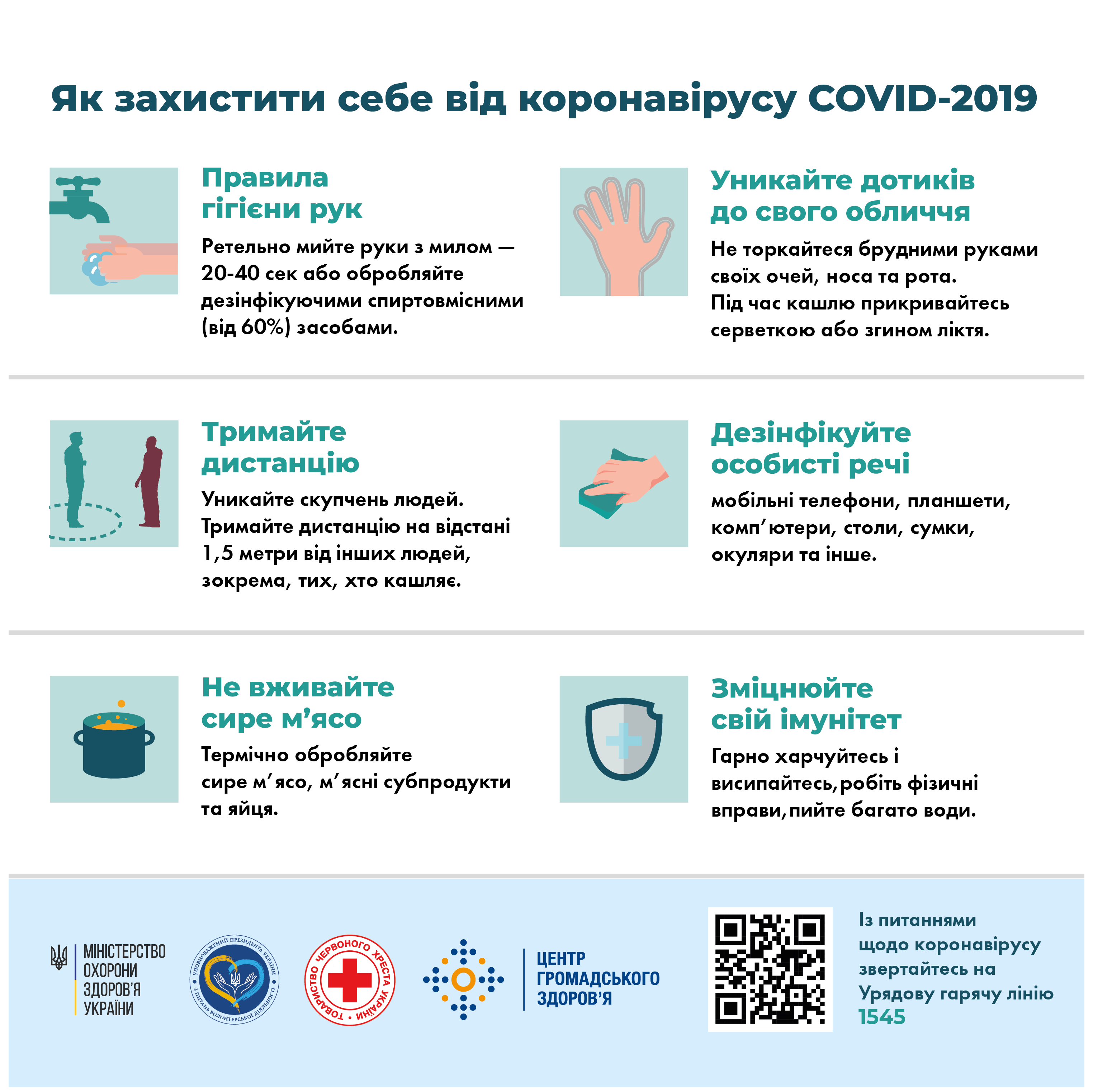МОЗ інформує: Як захистити себе від коронавірусу COVID-19 | Донецька Обласна Державна адміністрація