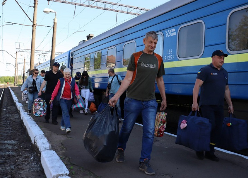 Увага! Починаючи з 8 липня, евакуація до Житомирщини здійснюється спеціальним поїздом 1 раз на 8 днів по парним дням